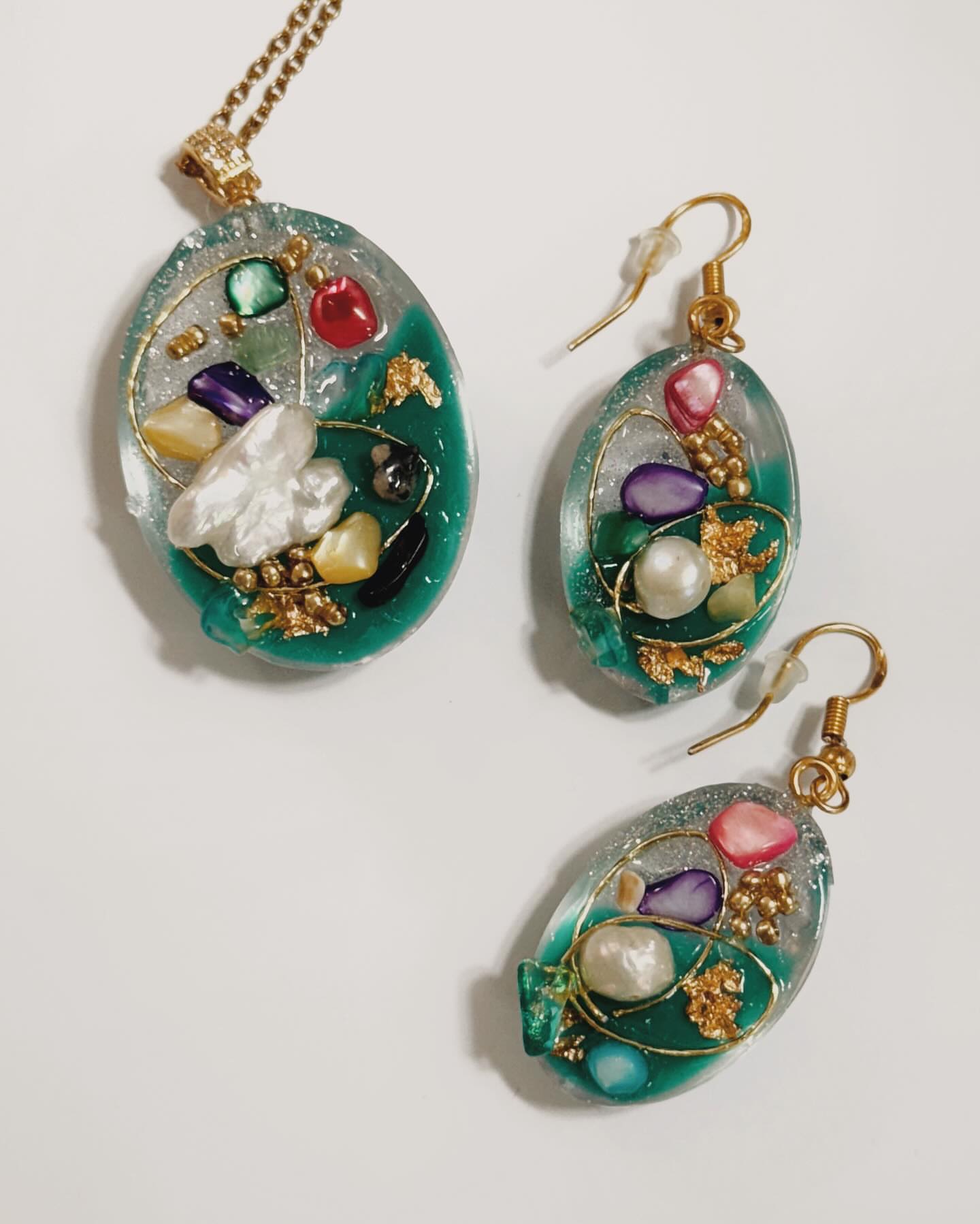 ست گردنبند دریاچه