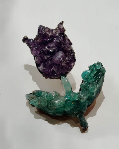 گوشواره لاله ( رنگ بنفش )