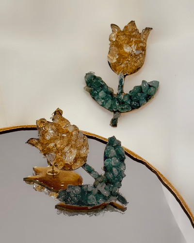 گوشواره لاله ( رنگ طلایی )