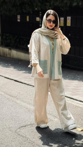 کت فری سایز ماهآوا کرم