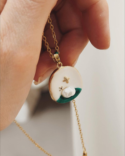 گردن آویز دو ستاره