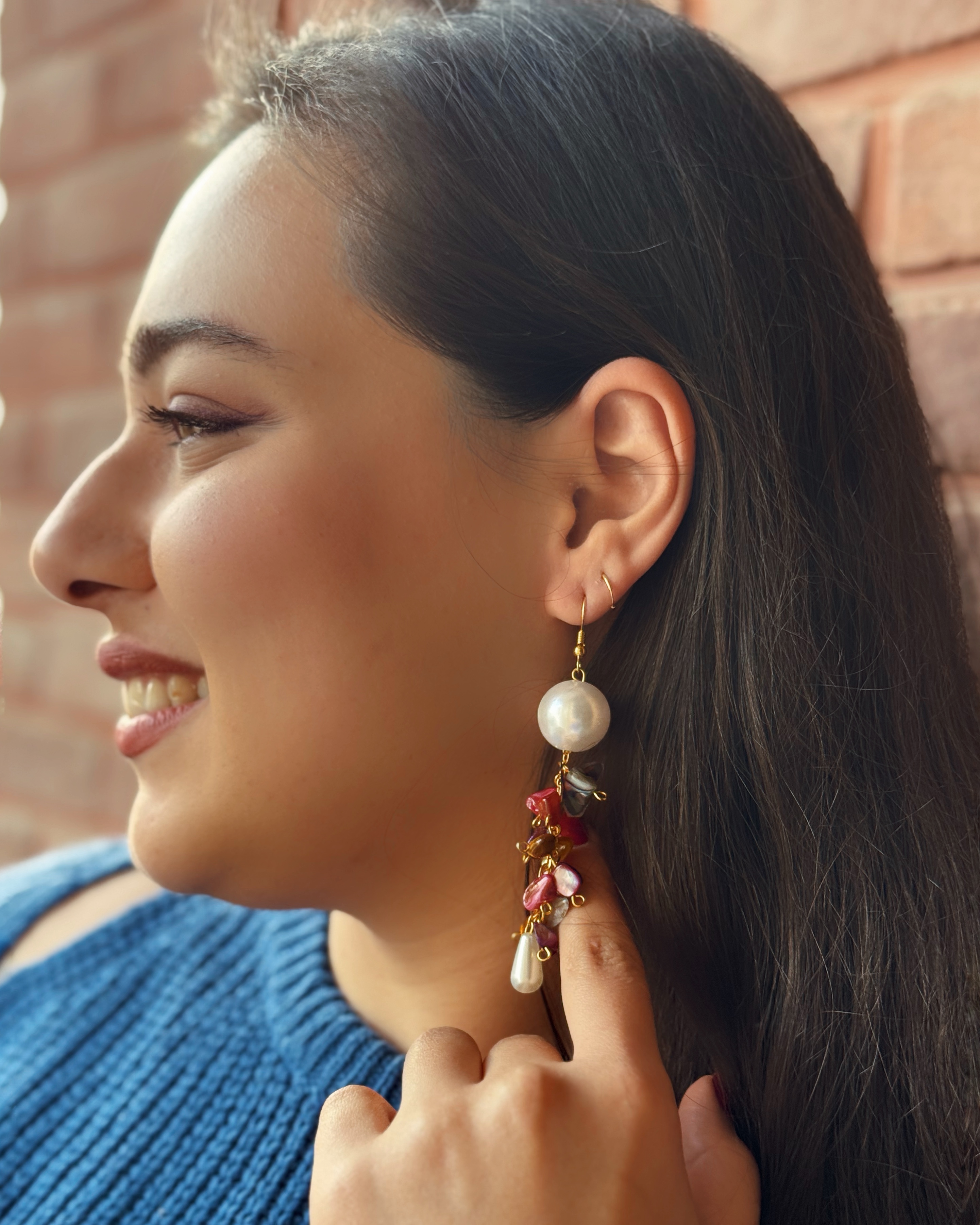 گوشواره رنگین دُر